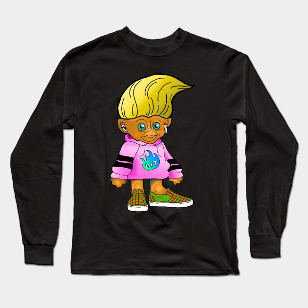 Lit troll Long Sleeve T-Shirt by Bolt•Slinger•22